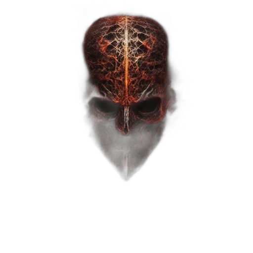 mask, face, creature, animal, concept art, photorealistic, watercolor, fantasy art transparent PNG cut-out
