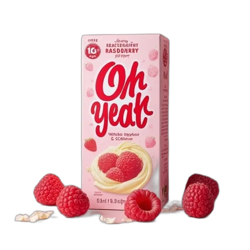 food, yeah, one, white, chocolate, raspberry, cream, ounce transparent PNG cut-out