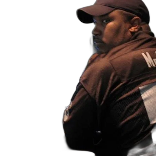 jacket, staff, 3d render, photorealistic, man, wearing, baseball, cap transparent PNG cut-out