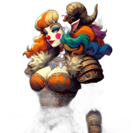 crown, mask, face, dress, concept art, fantasy art, pixel art, comic book art transparent PNG cut-out