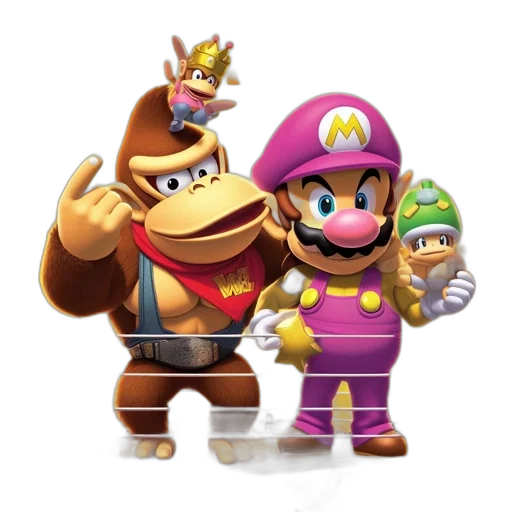 hat, crown, animal, concept art, 3d render, pixel art, four, nintendo transparent PNG cut-out