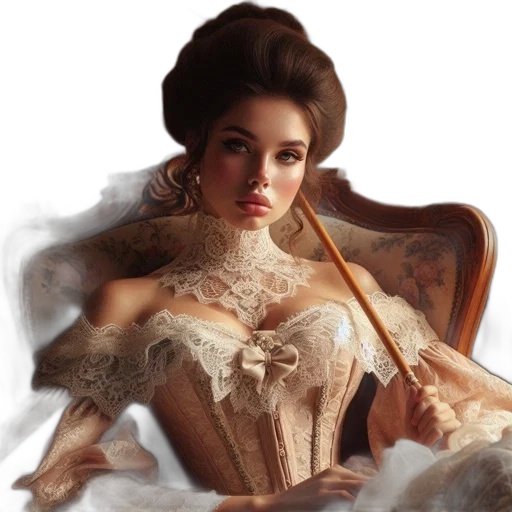 dress, jewelry, crown, photorealistic, fantasy art, oil painting, concept art, golden transparent PNG cut-out