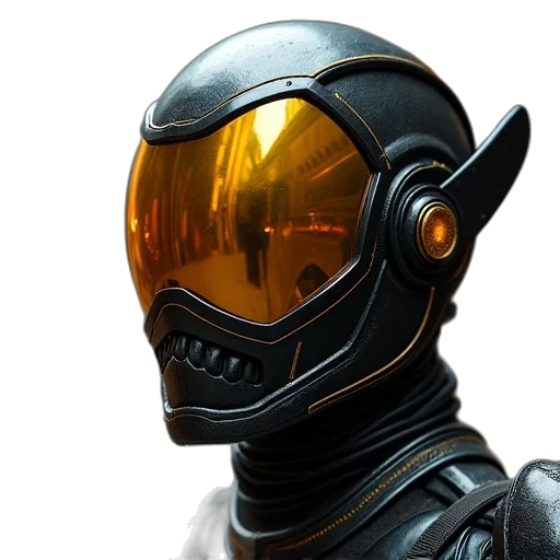 robot, mask, face, concept art transparent PNG cut-out