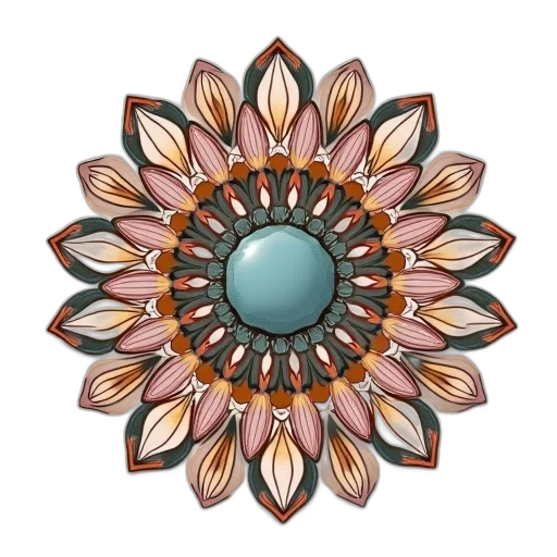 jewelry, flower, crown, staff transparent PNG cut-out