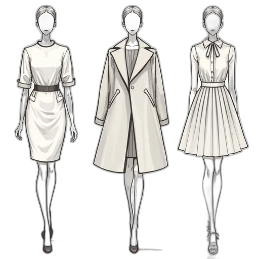 dress, concept art, 3d render, photorealistic, anime, monochrome, earth tones, pastel transparent PNG cut-out