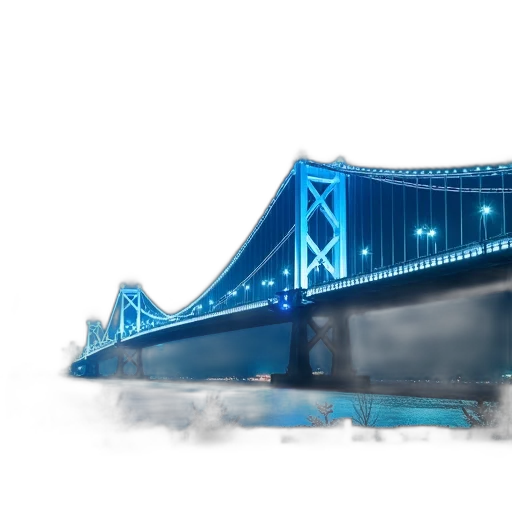 concept art, watercolor, photorealistic, 3d render, fog, blue, nighttime, scene transparent PNG cut-out