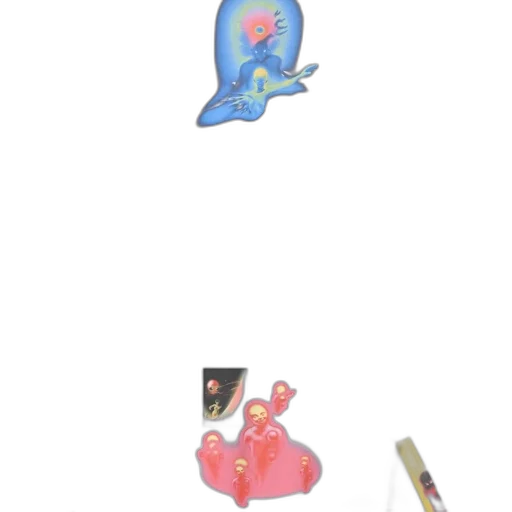 weapon, jewelry, creature, dragon, concept art, vaporwave, pixel art, 3d render transparent PNG cut-out