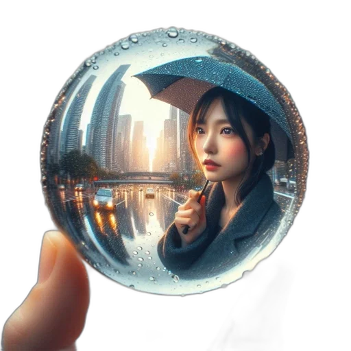 umbrella, hat, jewelry, face, photorealistic, fantasy art, oil painting, 3d render transparent PNG cut-out