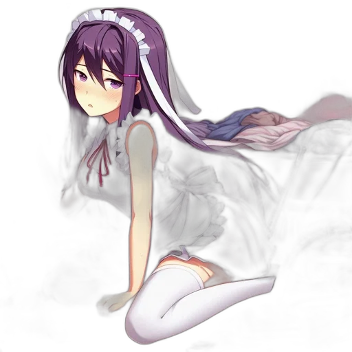 dress, creature, robot, crown, anime, pixel art, concept art, watercolor transparent PNG cut-out
