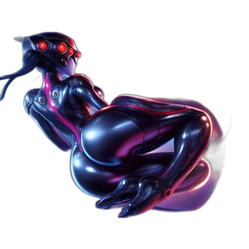 robot, creature, dragon, animal, concept art, 3d render, cyberpunk, vaporwave transparent PNG cut-out