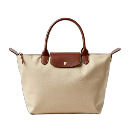 3d render, earth tones, beige, handbag, textured, pattern, brown, leather transparent PNG cut-out