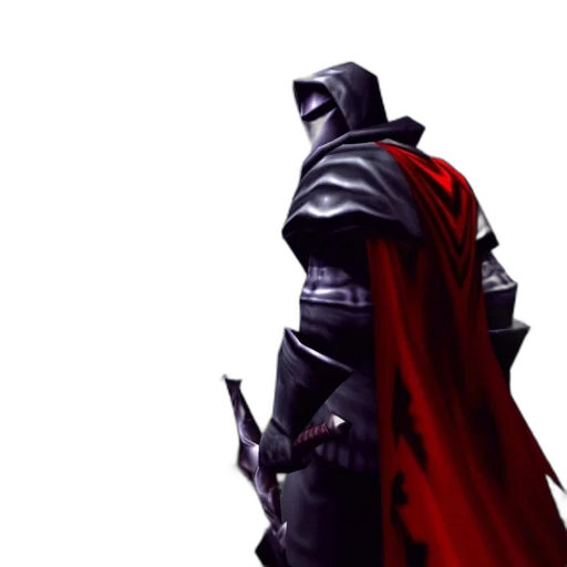 sword, weapon, concept art, fantasy art, comic book art, 3d render, dark, medieval-themed transparent PNG cut-out