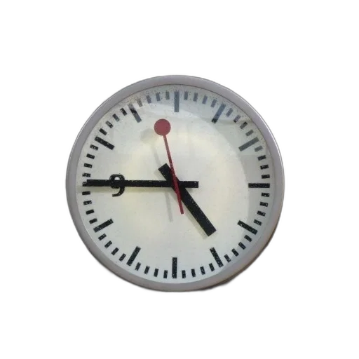 3d render, large, clock, hands, pointing transparent PNG cut-out