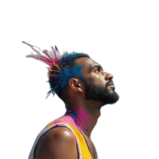 crown, jacket, dragon, hair transparent PNG cut-out
