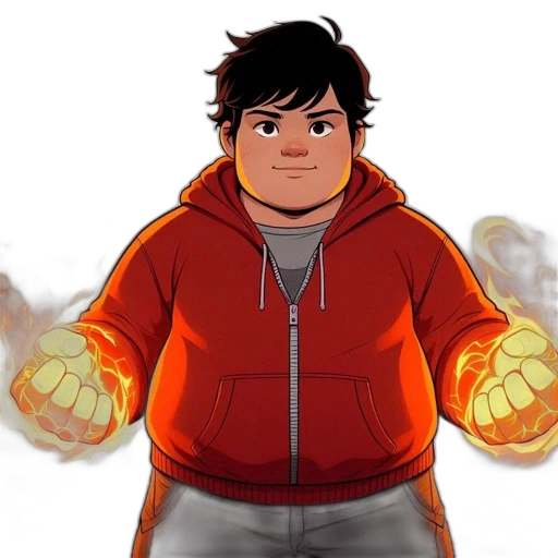 jacket, weapon, staff, face transparent PNG cut-out