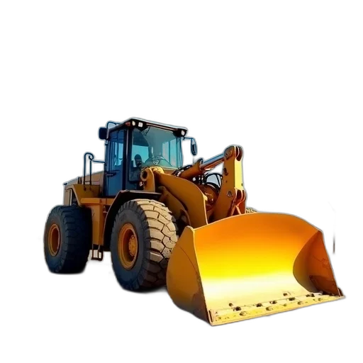 weapon, animal, robot, car, 3d render, photorealistic, concept art, yellow transparent PNG cut-out