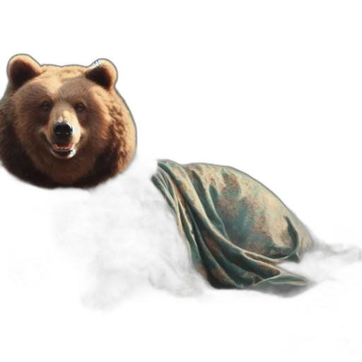 animal, creature, mask, dress, concept art, photorealistic, fantasy art, 3d render transparent PNG cut-out