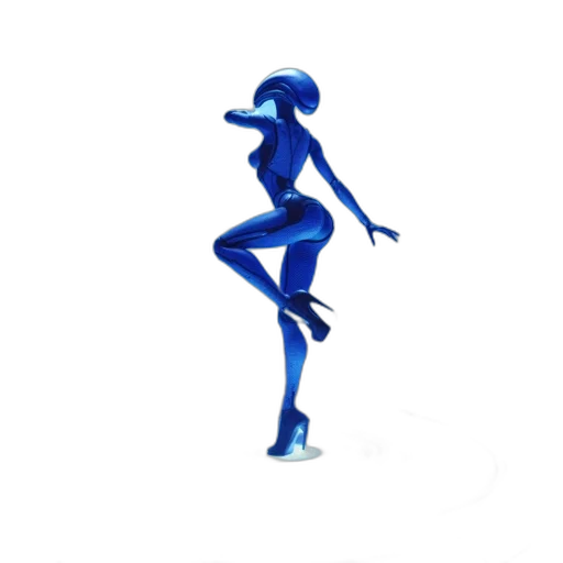 robot, staff, dress, concept art, 3d render, pixel art, fantasy art, neon lights transparent PNG cut-out