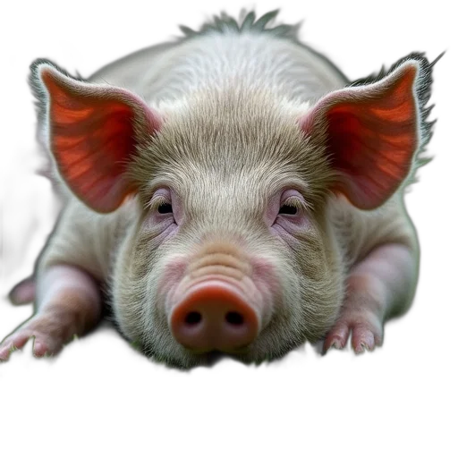animal, creature, face, food, photorealistic, 3d render, concept art, close-up transparent PNG cut-out