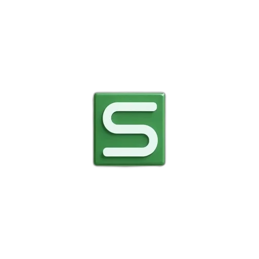 staff, 3d render, green, picture, square, logo, words, how transparent PNG cut-out