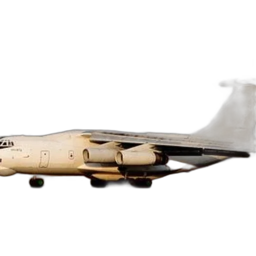 weapon, animal, 3d render, large, white, airplane, four, engines transparent PNG cut-out