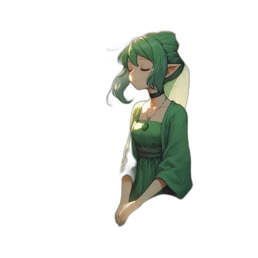 mask, staff, dress, face, pixel art, concept art, fantasy art, watercolor transparent PNG cut-out