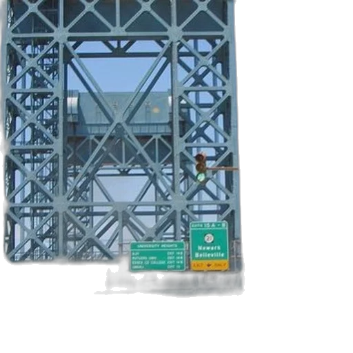 robot, building, jacket, green, traffic, light, hanging, over transparent PNG cut-out