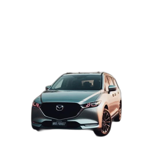 car, 3d render, mazda, license, plate, mkt, 74907, parked transparent PNG cut-out