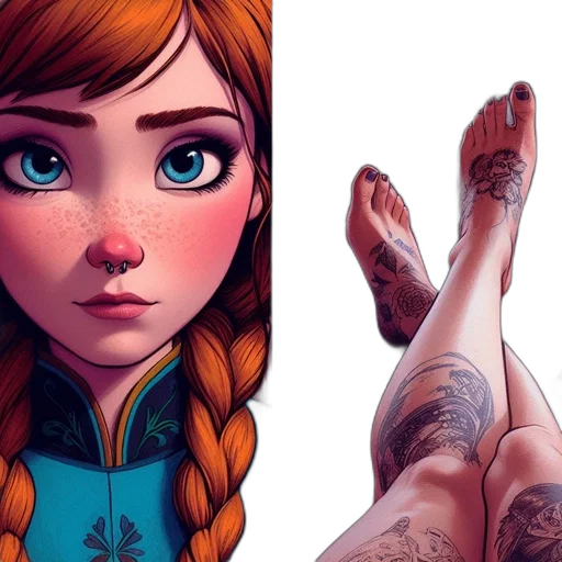 comic book art, concept art, fantasy art, photorealistic, colorful, blue, left, panel transparent PNG cut-out