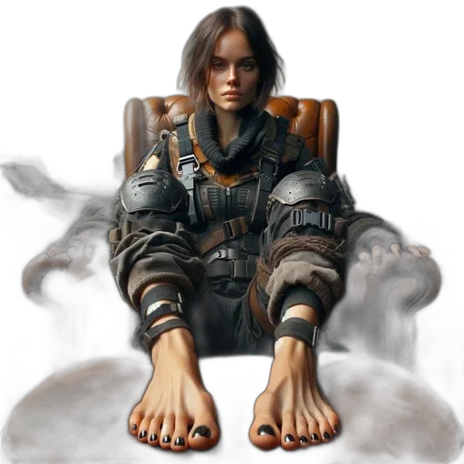 robot, face, concept art, fantasy art, cyberpunk, photorealistic, outer space, fog transparent PNG cut-out