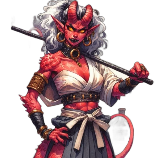 staff, dragon, fantasy art, concept art, pixel art, comic book art, red, unusual-looking transparent PNG cut-out