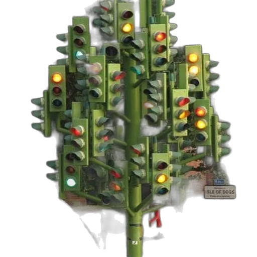 tree, weapon, robot, crown, concept art, 3d render, cyberpunk, pixel art transparent PNG cut-out