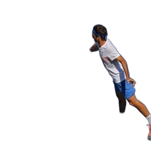 staff, shoes, 3d render, tennis, player, action, blue, court transparent PNG cut-out