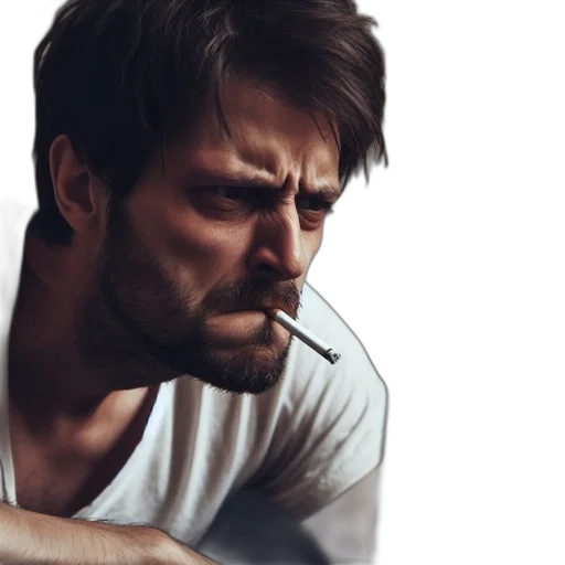 face, hair, photorealistic, concept art, oil painting, 3d render, fog, fire transparent PNG cut-out