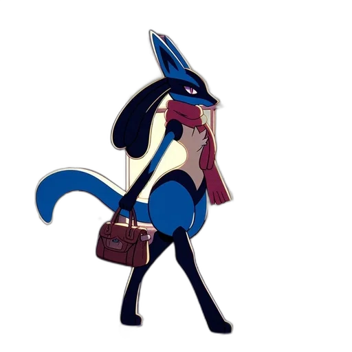 staff, animal, dress, jacket, concept art, cartoon, fantasy art, 3d render transparent PNG cut-out