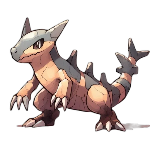 creature, dragon, animal, weapon, concept art, pixel art, fantasy art, 3d render transparent PNG cut-out