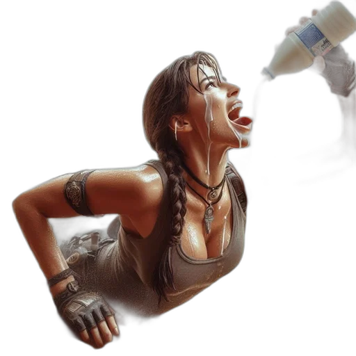 bottle, robot, concept art, photorealistic, cyberpunk, fantasy art, desert, setting transparent PNG cut-out