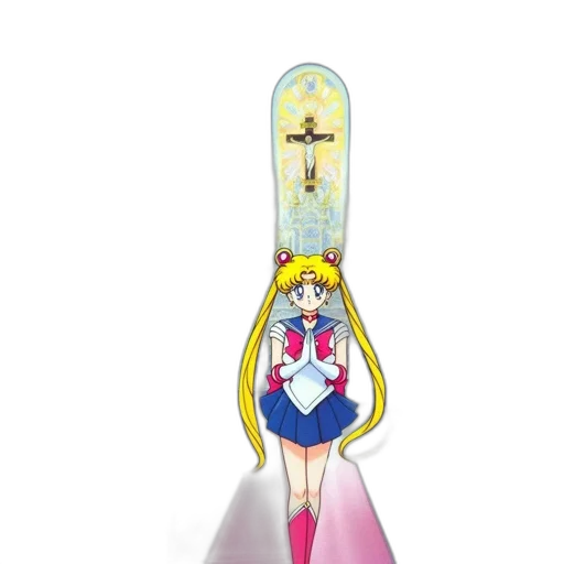 staff, sword, weapon, crown, cartoon, anime, concept art, inside transparent PNG cut-out