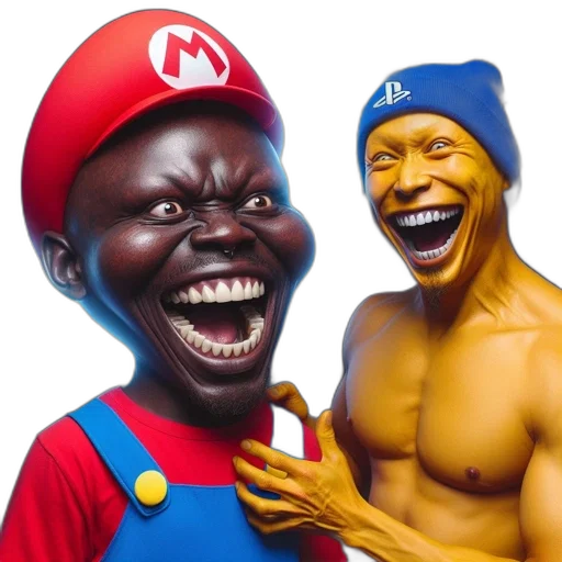 mask, face, hat, animal, 3d render, concept art, photorealistic, reimagined transparent PNG cut-out