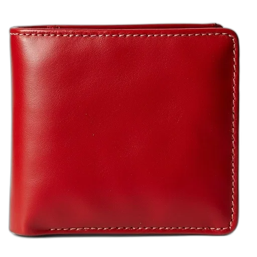 jacket, red, leather, wallet, smooth, texture, visible, stitching transparent PNG cut-out