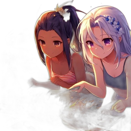 weapon, anime, concept art, fantasy art, pixel art, underwater, fire, fog transparent PNG cut-out