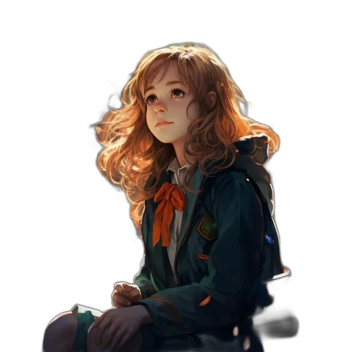 jacket, staff, face, dress, concept art, pixel art, fantasy art, watercolor transparent PNG cut-out