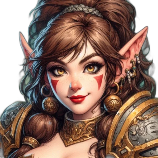face, staff, crown, jewelry, fantasy art, concept art, photorealistic, pixel art transparent PNG cut-out