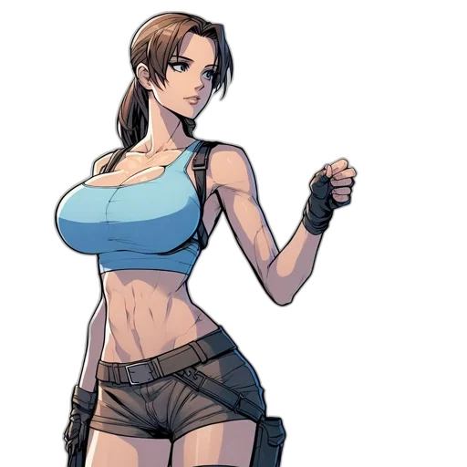 comic book art, concept art, pixel art, cartoon, blue, two, distinct, portrayals transparent PNG cut-out