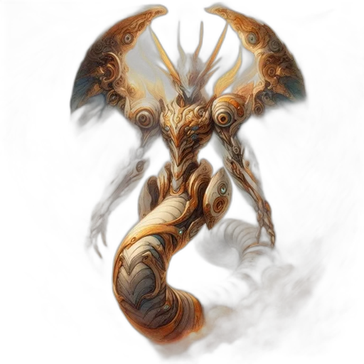 dragon, creature, weapon, staff, fantasy art, concept art, photorealistic, comic book art transparent PNG cut-out