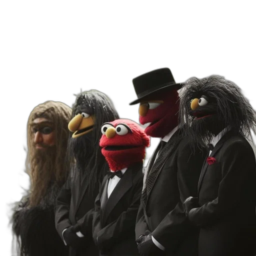 mask, staff, concept art, group, muppets, characters, including, grouch transparent PNG cut-out