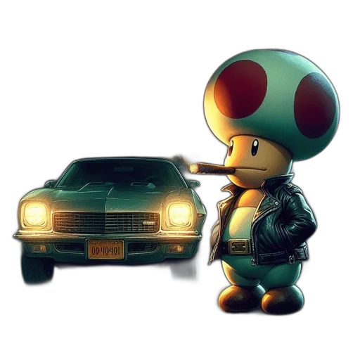 car, robot, concept art, pixel art, 3d render, cyberpunk, golden, image transparent PNG cut-out