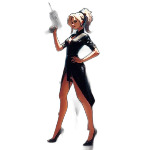 staff, weapon, dress, robot, concept art, pixel art, comic book art, cartoon transparent PNG cut-out