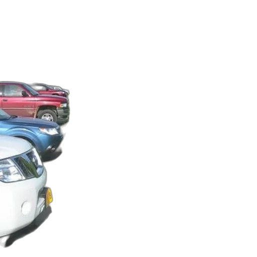 car, 3d render, photorealistic, concept art, row, cars, parked, lot transparent PNG cut-out