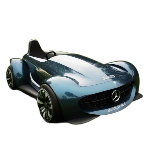 car, 3d render, photorealistic, concept art, stylish, blue, mercedes-benz, megabus transparent PNG cut-out